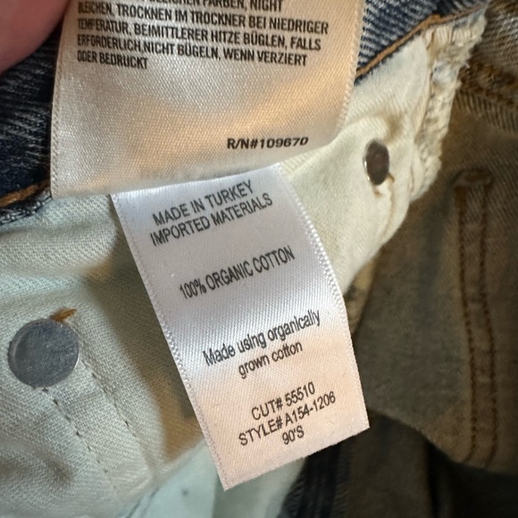 Agolde 90'S PINCH WAIST HIGH RISE STRAIGHT 27 - Picture 5 of 5